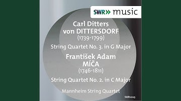 String Quartet No. 3 in G Major: II. Menuetto: Moderato