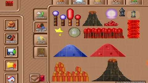 Mario Worker Android /.How to Made Level 2 ( Red Sky )...  [ Part 2 ]