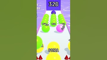 Ball Run 2048 Game 😱 || Infinity ♾️ || #veeruthegame #shorts #ballrun2048