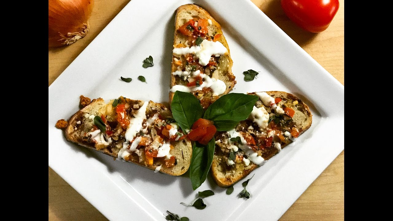 Bruschetta...My Wife's Favorite Snack! - YouTube