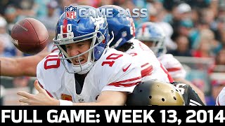 A Second-Half Comeback! New York Giants vs. Jacksonville Jaguars Week 13, 2014 Full Game