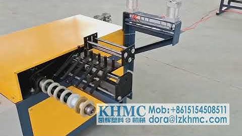 Rewinding machine for small coil rope wire winding