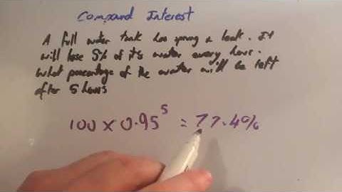 Compound Interest - Corbettmaths