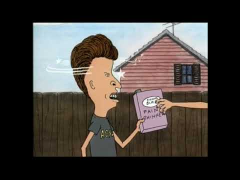 Beavis and Butt-Head sniff paint thinner #Shorts