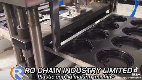 Full automatic Plastic cup lid making machine for coffee cup/milktea cup/coca cola cup and so on.