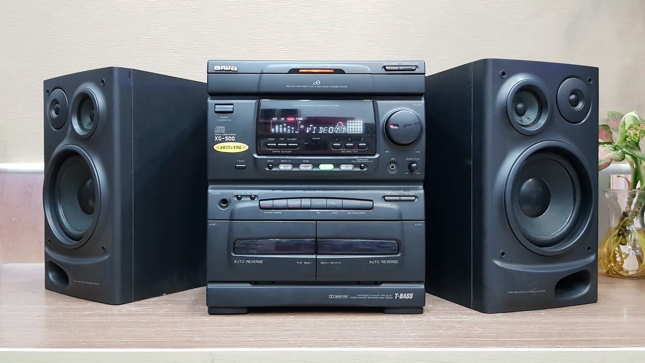 Dàn Aiwa (Sony) XG 500, Loa 3 Đường Tiếng, Có Karaoke... - youtube