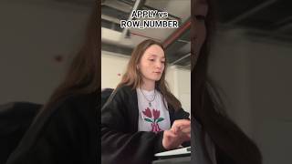 APPLY vs ROW_NUMBER ⚡