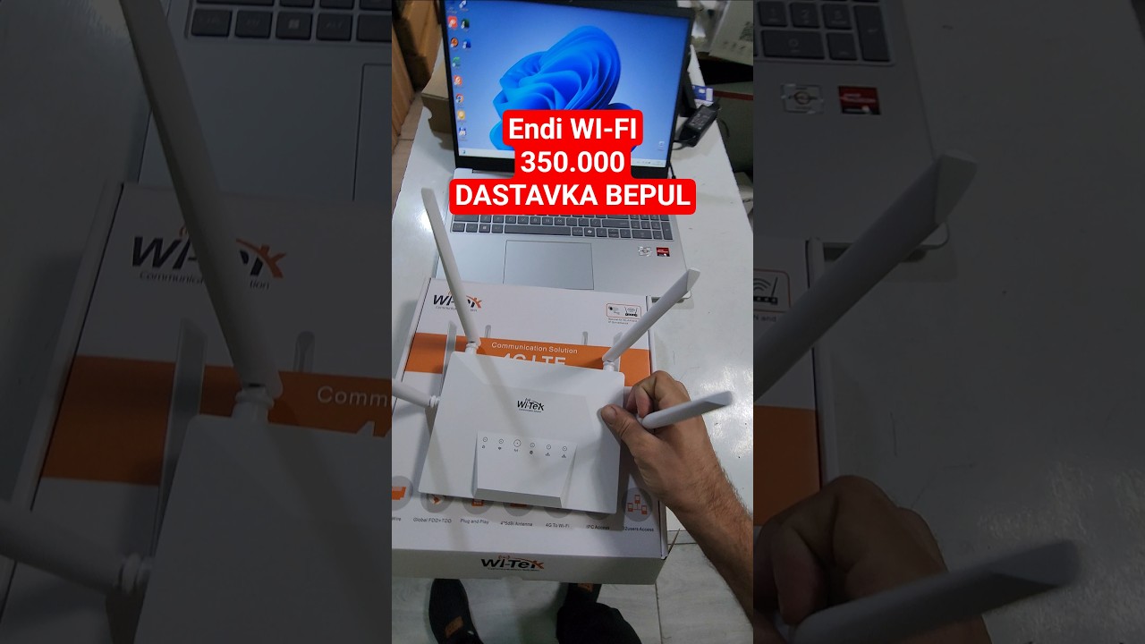 💥 SIMKARTALI Wi-Fi ROUTER — Endi INTERNET har joyda! 🔥 | Wi-Tek 4G LTE Router