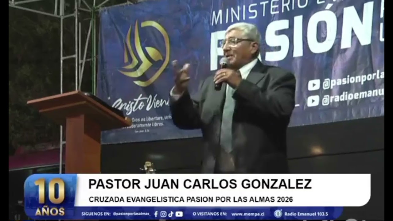 Gira Mempa Pasión Por Las Almas Predica Pastor Juan Carlos gonzalez 