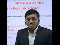 Criminal Justice System | What is Forensic Science | Dream JRF Classes |Ravi Sir | #forensicscience