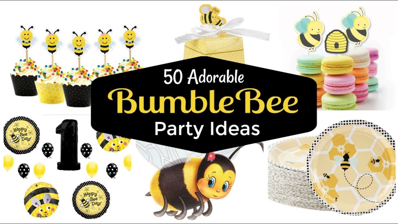 50 Adorable Bumblebee Party Ideas and Bumble Bee Party Supplies! 