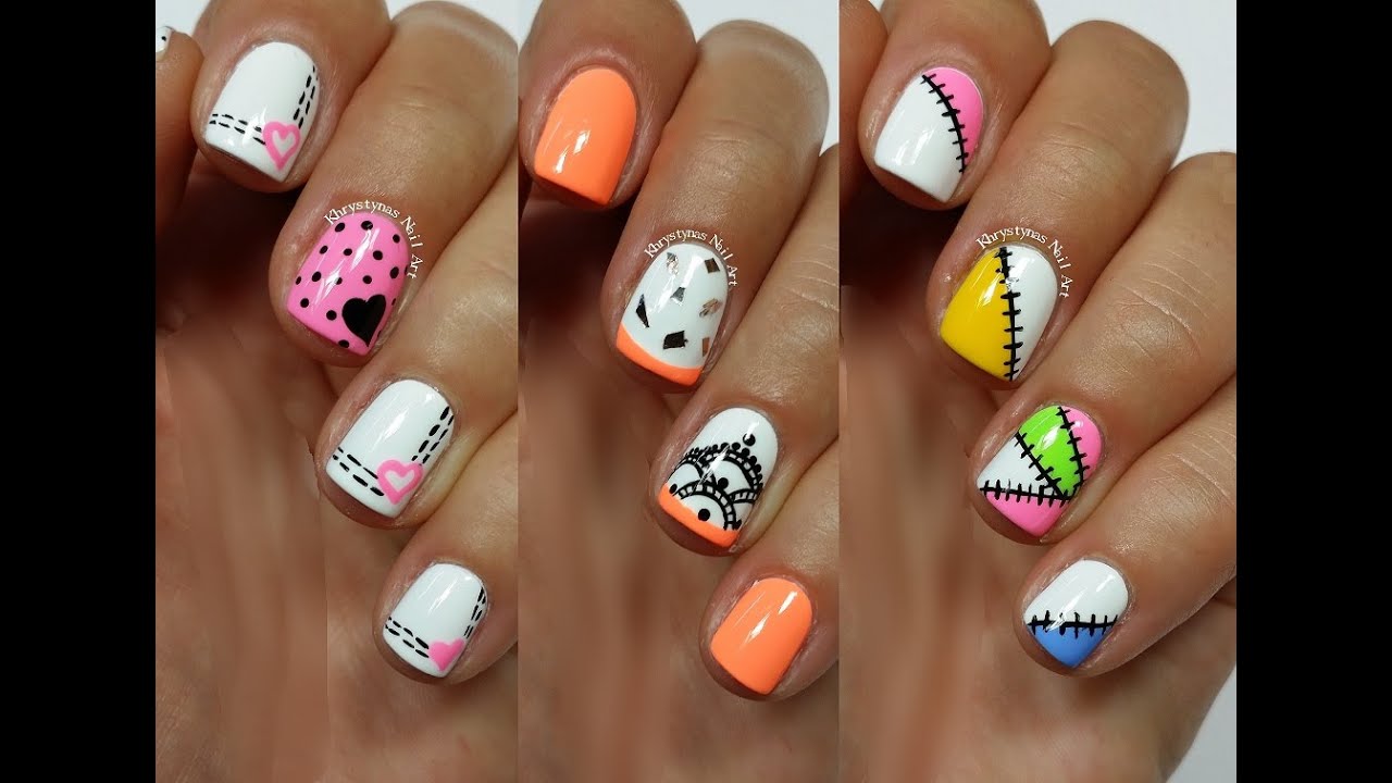 3. Step-by-Step Freehand Nail Designs - wide 1