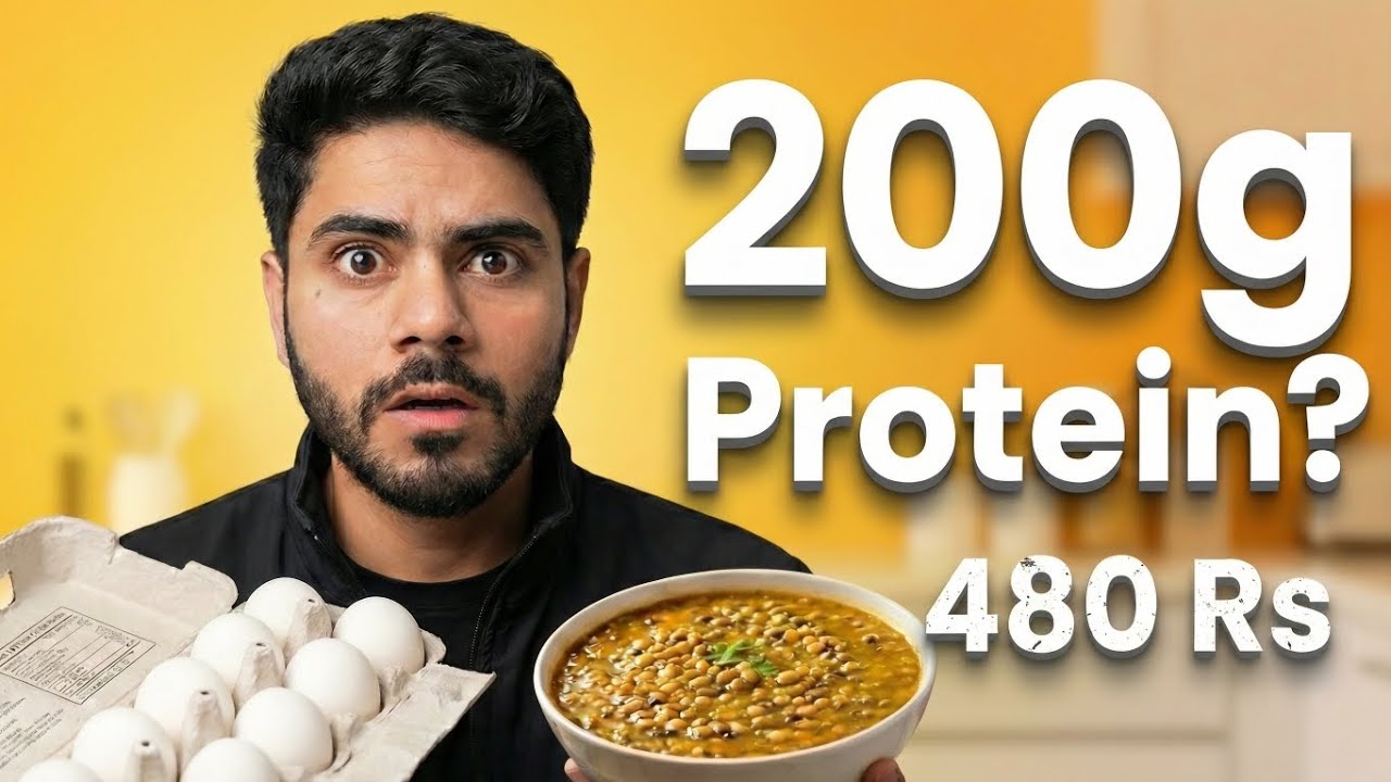 200g Protein for ₹480 in Pakistan? | Budget Muscle Building Meal Plan 2026
