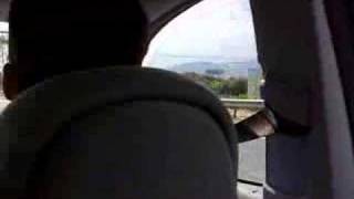 A view through an Athens taxi cab