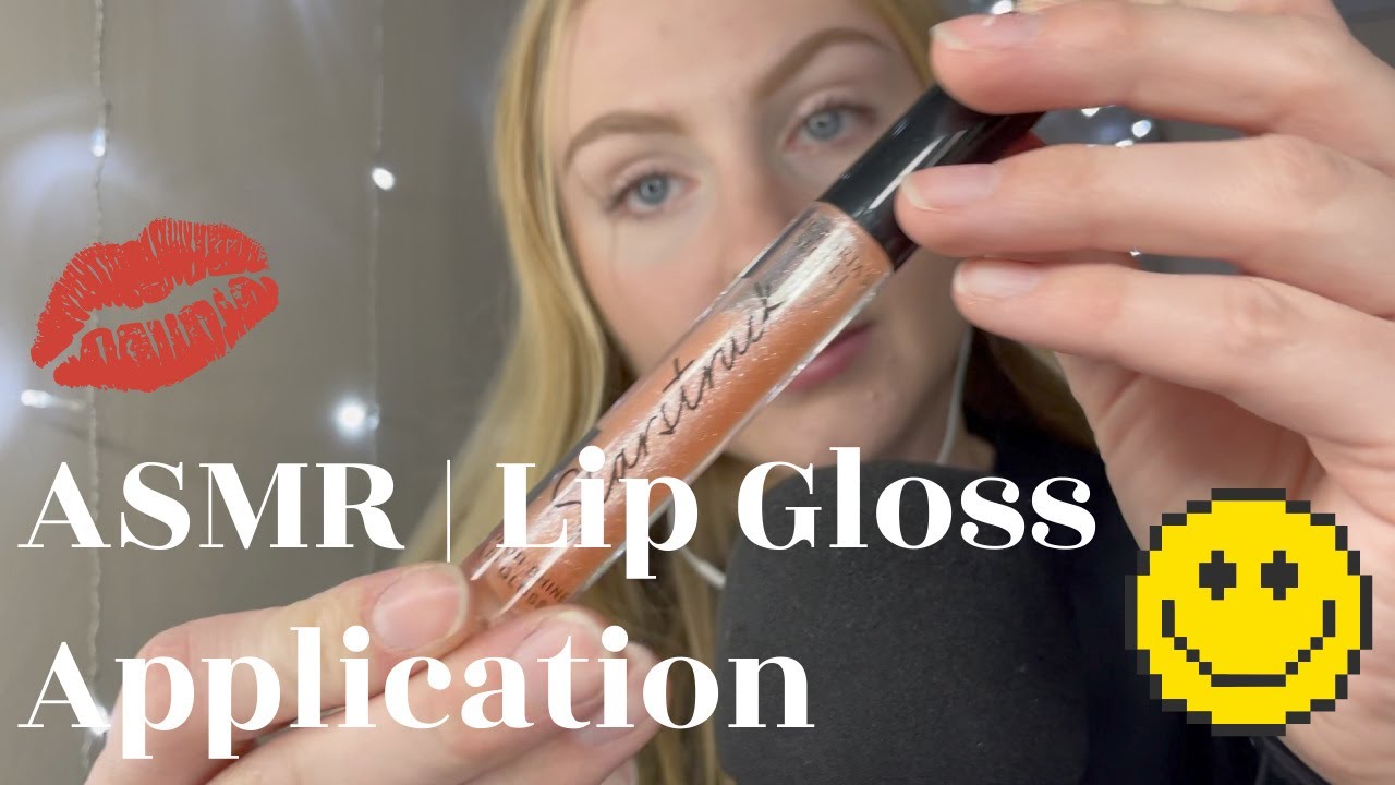 ASMR | Lip Gloss Application - YouTube