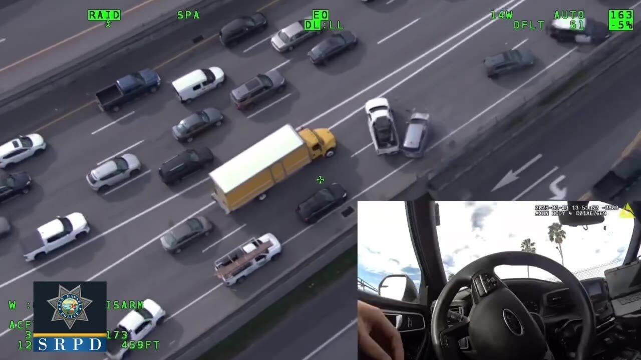 Helicopter video shows wild CHP chase with wrong-way driver on ...