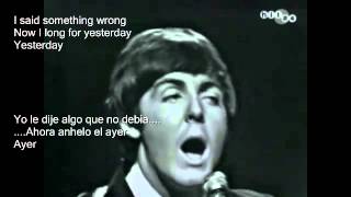 The Beatles   Yesterday Live 1965  Sub EspañolEdited