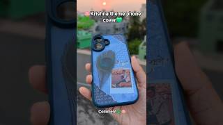 🪷Krishna theme🦚💚 phone case#phonecover #customized #gift #trending #shorts