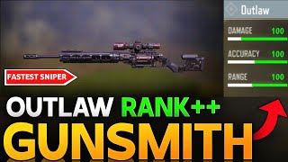 FASTEST OUTLAW GUNSMITH IN CALL OF DUTY MOBILE | QUICK SCOPE OUTLAW RANK BUILD FOR COD MOBILE| screenshot 3