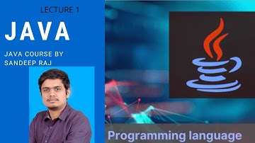 Java Programming tutorial  - 01
