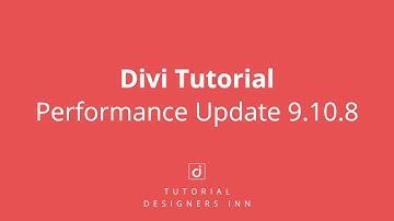 Divi Performance Update | Speed Up Divi Tutorial