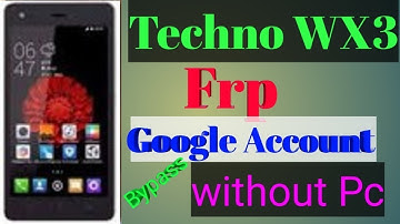 TECNO WX3 Frp BYPASS Unlock 7.0 Nougat Free Google account verification 100% EASY