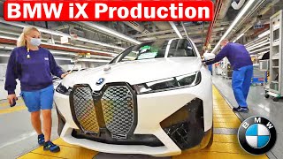 BMW iX production Dingolfing plant, Germany \/\/ all electric car production