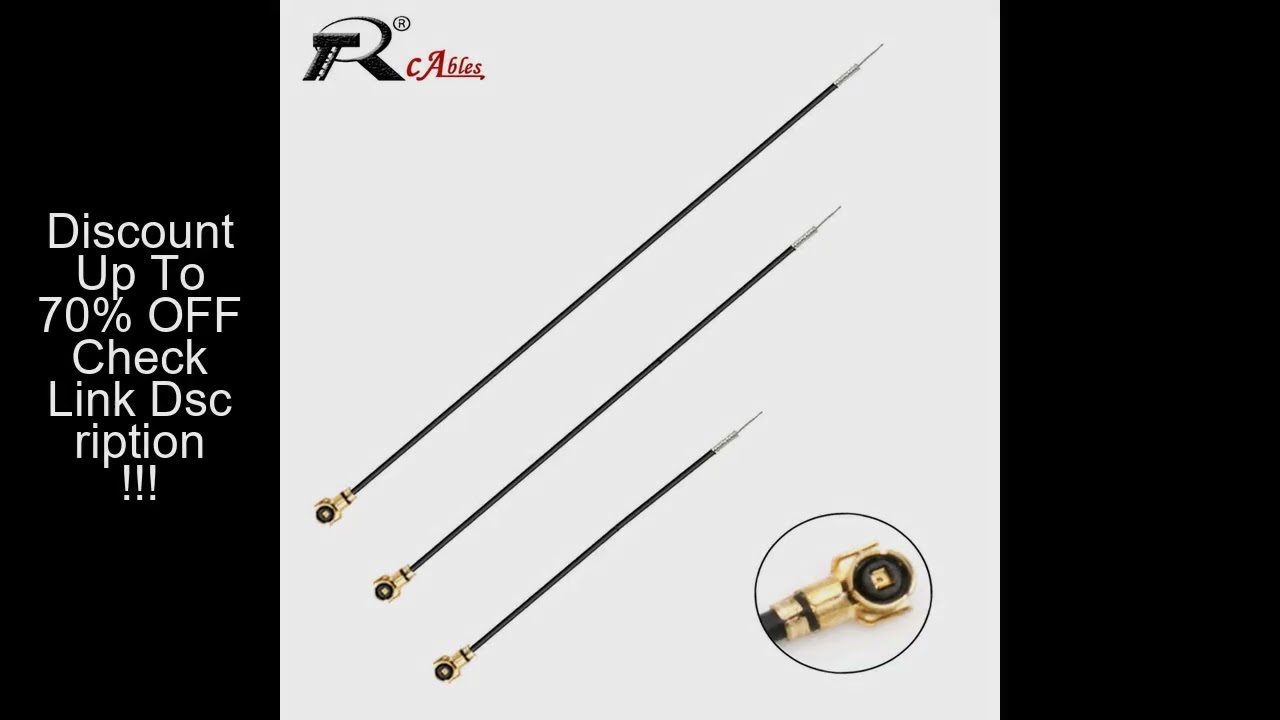 10000PCS  Single End MHF Female  to Solder U.fl Open End Cable RF Pigtail for PCI WIFI Card Wireless