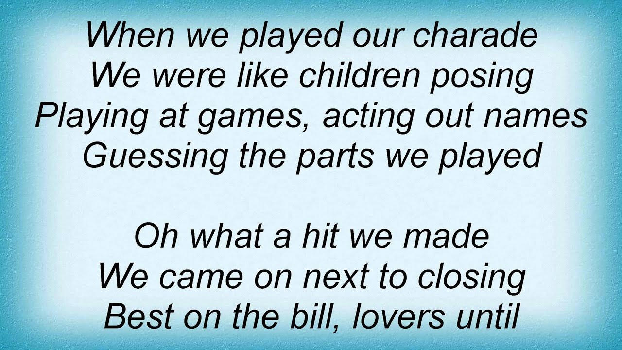 Blossom Dearie Charade Lyrics_1 YouTube