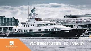 182' (55.50m) Feadship Yacht BROADWATER Sold by Worth Avenue Yachts