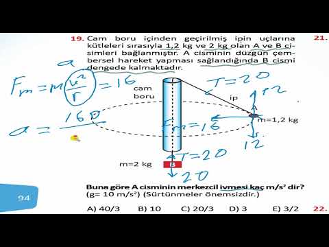 12. Sınıf Fen Lisesi 1. Ünite Değerlendirme Soru ve Çözümleri Part - 2 2019 Meb Ders Kitabi