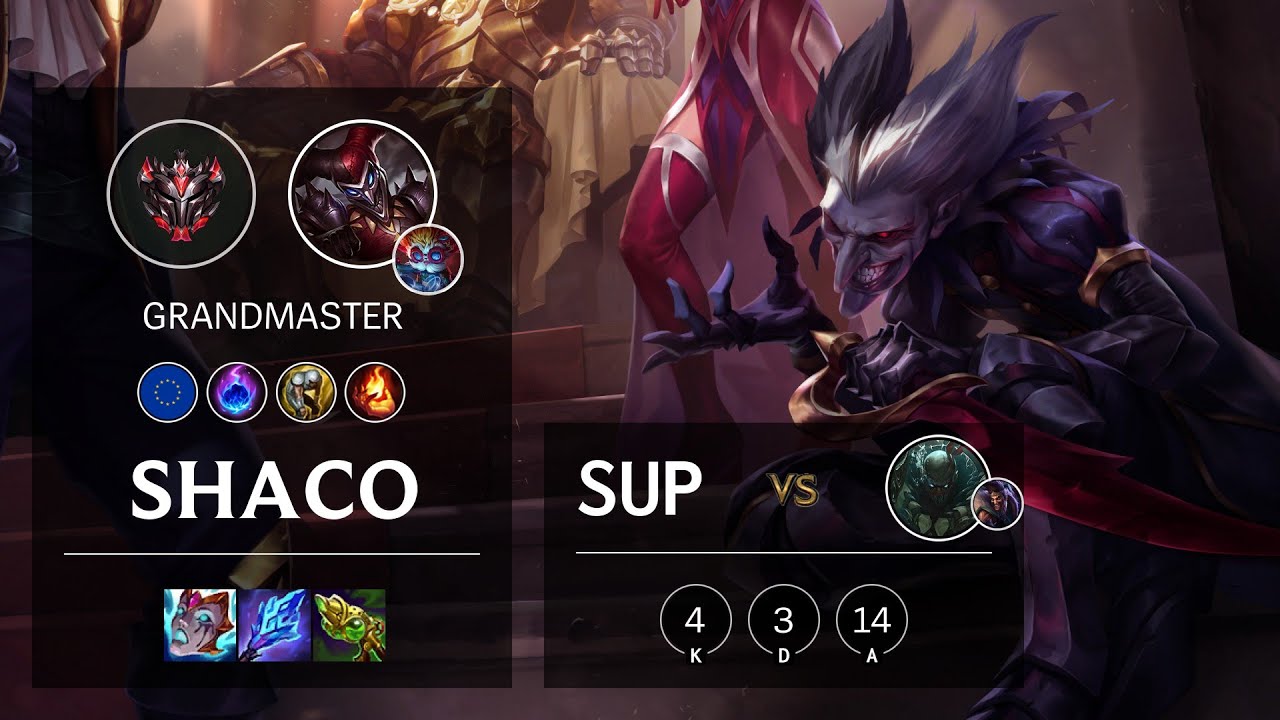 Shaco Support vs Pyke - EUW Grandmaster Patch 11.5