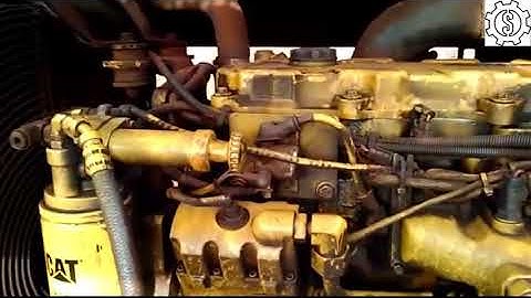 C 9  CATERPILLER ENGINE LUBE OIL LEAKAGE FROM HEUI PUMP