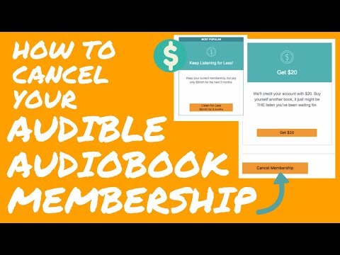 Cómo cancelar su membresía audiobook audible