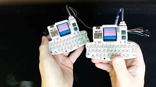 QWERTY клавиатура для arduino и ПК на ESP32 C3. Русская и английская раскладка.