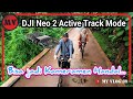 DJI NEO 2 active Track cycling Almost Crash | DJI Neo 2 hampir Nabrak