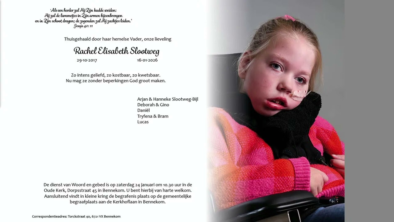 Kerkdienst CGK Bennekom - Zaterdag 24 januari 10:30 (Afscheidsdienst Rachel Slootweg)