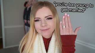 what it's like being engaged (people are mad)