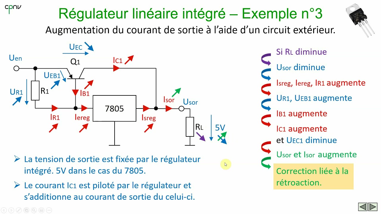 ELAN - Régulateur de tension (partie 8 - Augmentation du courant de sortie d'un régulateur intégré)
