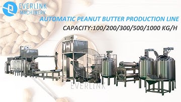 Automatic Peanut Butter Production Line|Groundnut Paste Production Line|Peanut Butter Making Machine