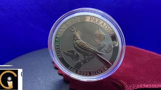 2019年 (新品) オーストラリア「極楽鳥・バード オブ パラダイス」1オンス・銀貨