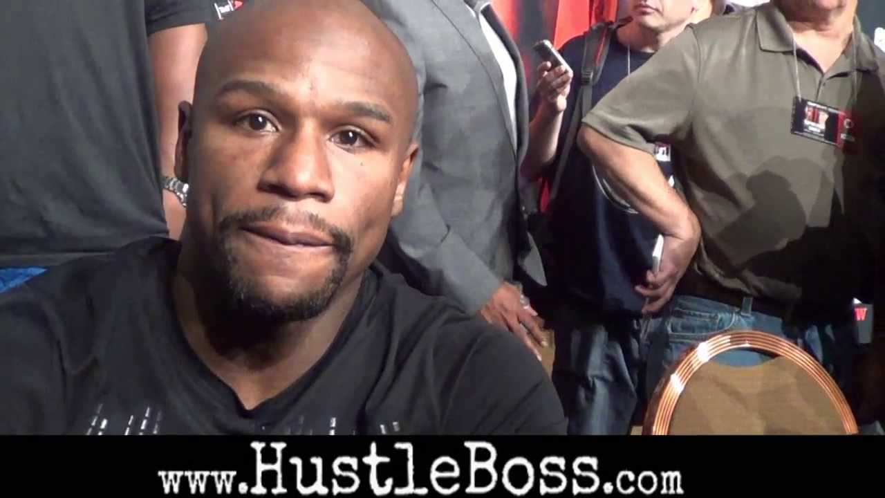 Floyd Mayweather: 'I want to thank HustleBoss.com for coming to the gym, day in and day out'