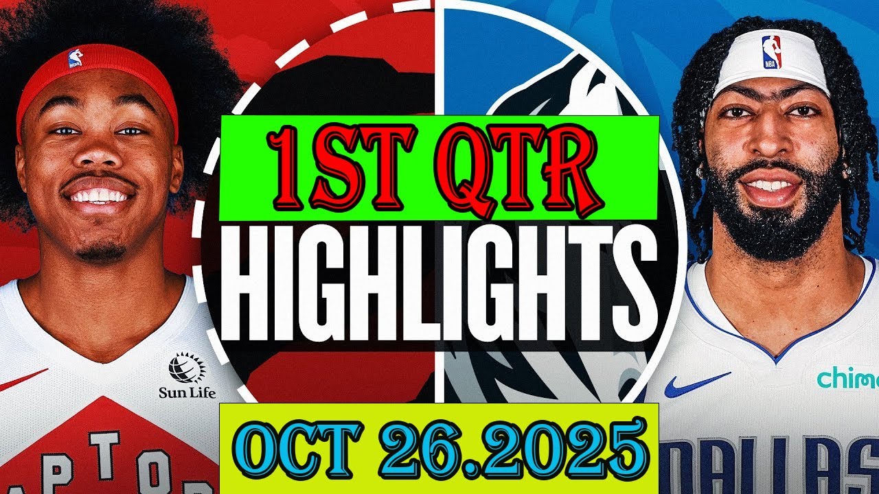 Dallas Mavericks vs Toronto Raptors 1st Qtr Oct 26.2025 Highlights | NBA hightlight