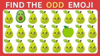 FIND THE ODD ONE OUT ! FIND THE ODD EMOJI OUT ! ULTIMATE EDITION ! EMOJI CHALLENGE ! EMOJI QUIZ