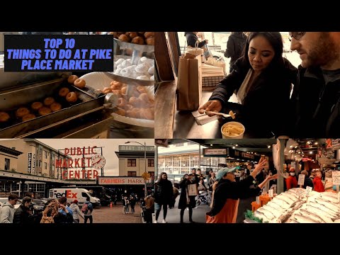 Video: Top 10 Fun Things to Do am Pike Place Market in Seattle