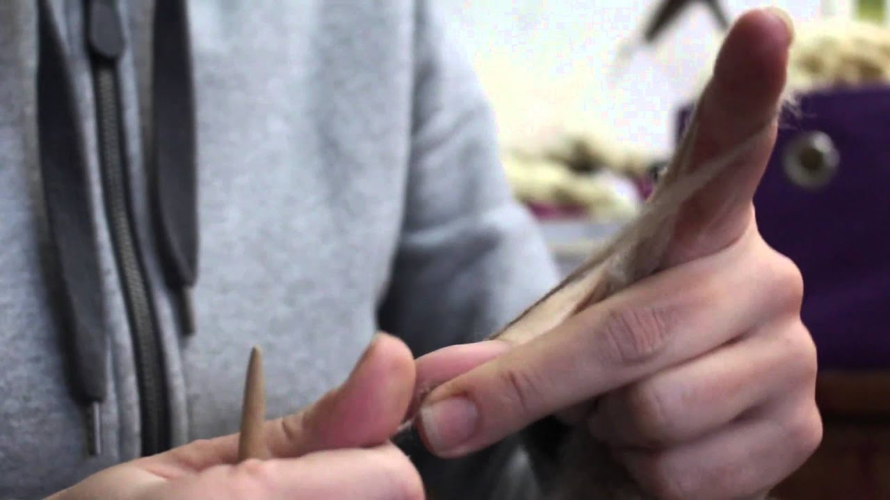 Unterstützte Spindeln ohne Leitfaden anspinnen