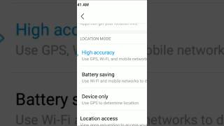 Turn off Improve Location Accuracy on Android Mobile