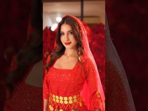 اطلالة العروس شيرين في حنتها