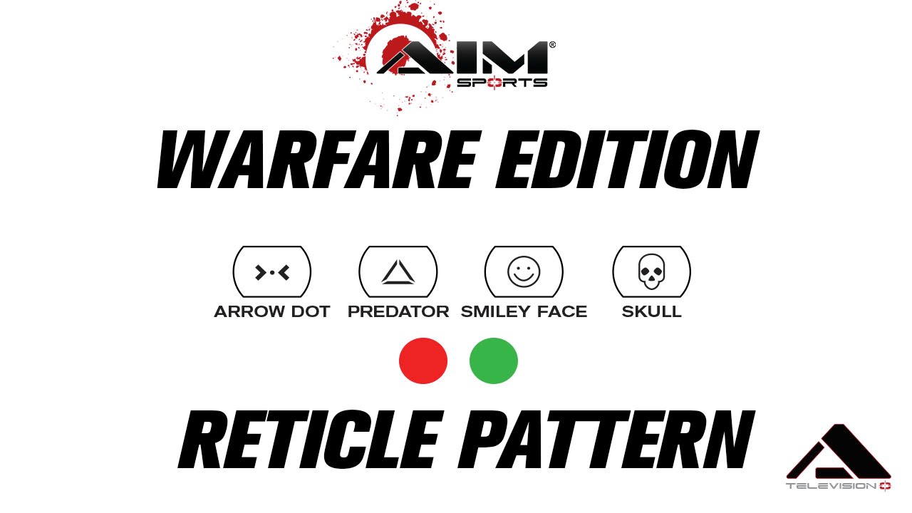AIM Sports Inc. - Warfare Edition Reflex Sight Reticle Display 