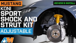 2015-2024 Mustang KONI Sport Adjustable Shock and Strut Kit Review & Install